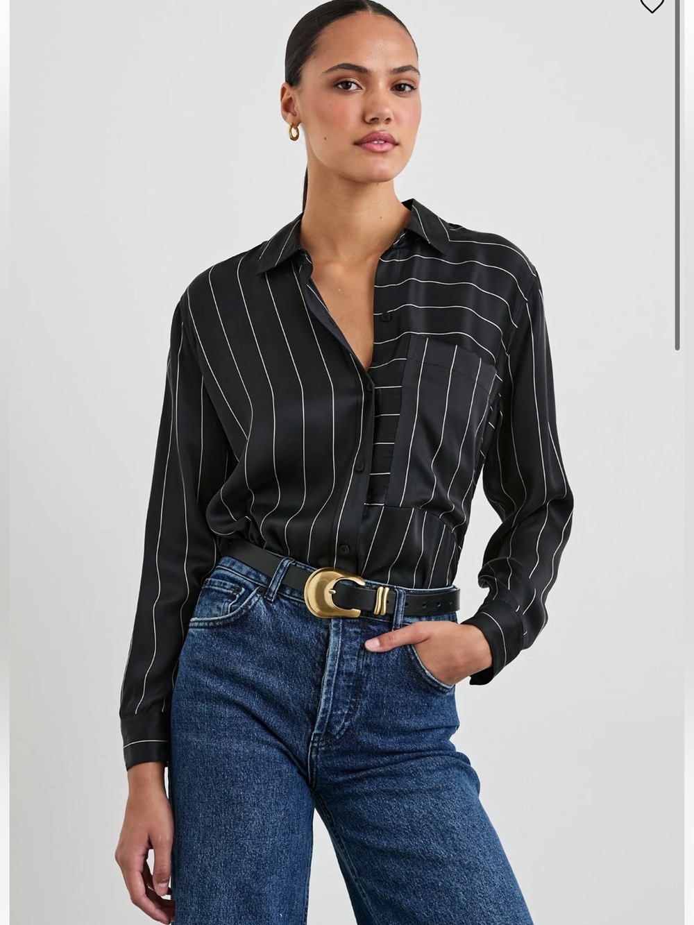 Rails Silk Spencer Blouse
